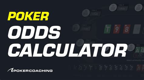 omaha odds calculator|Pot Limit Omaha (PLO) Odds Calculator .